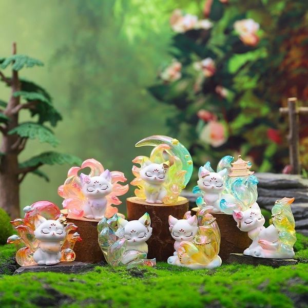 Blind Box: Колекційна фігурка Дев'ятихвоста Лисиця Кіцуне blindbox-kicune фото